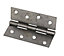 Steel Fixed pin Door hinge 14580 (L)101mm, Pack of 20