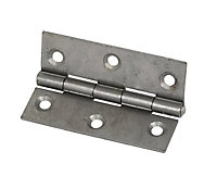 Steel Fixed pin Door hinge (L)64mm, Pack of 20