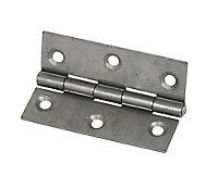 Steel Fixed pin Door hinge (L)65mm, Pack of 2