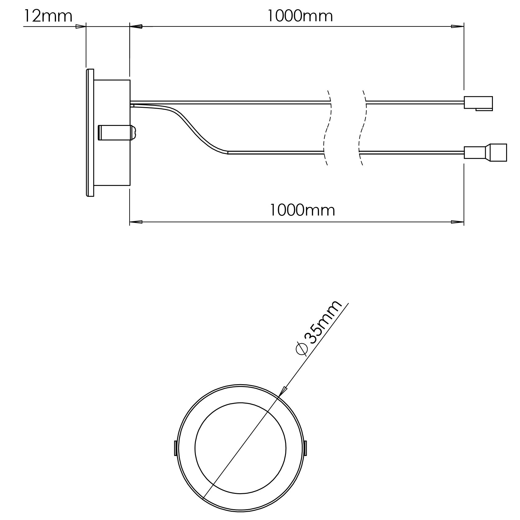 Stella Pro Stainless steel effect Mains-powered LED Variable white Cabinet light IP44 (L)35mm (W)35mm, Pack of 10