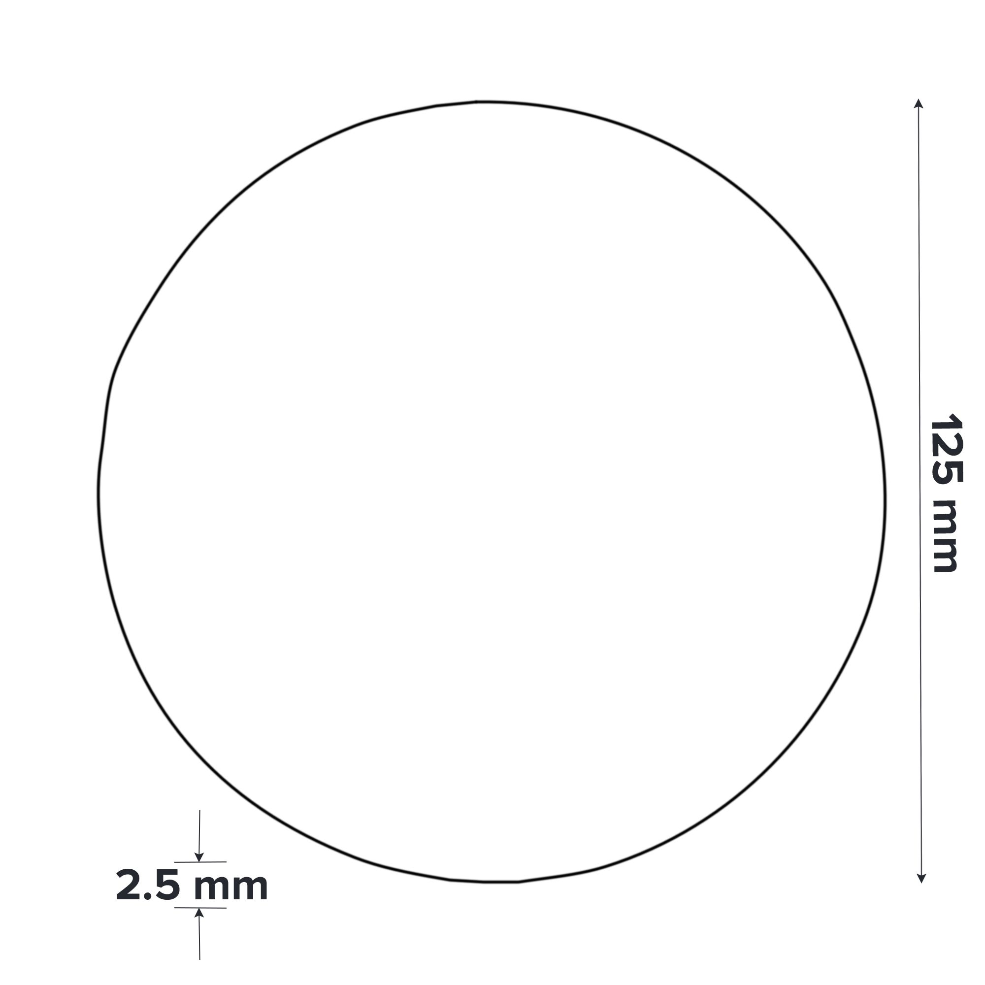 Stone Cutting disc 125mm x 2.5mm x 22.2mm, Pack of 5
