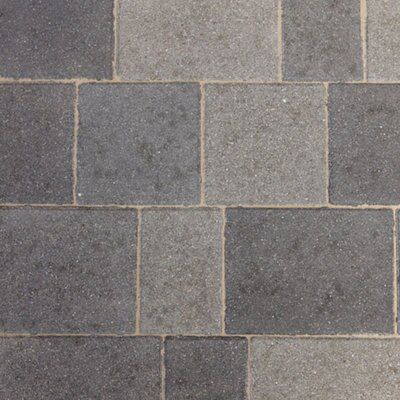 Stonemaster Light Grey Block paving (L)200mm (W)134mm (T)50mm, Pack of 336