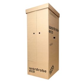 StorePAK Eco Extra large Cardboard Wardrobe Moving box, Pack of 2