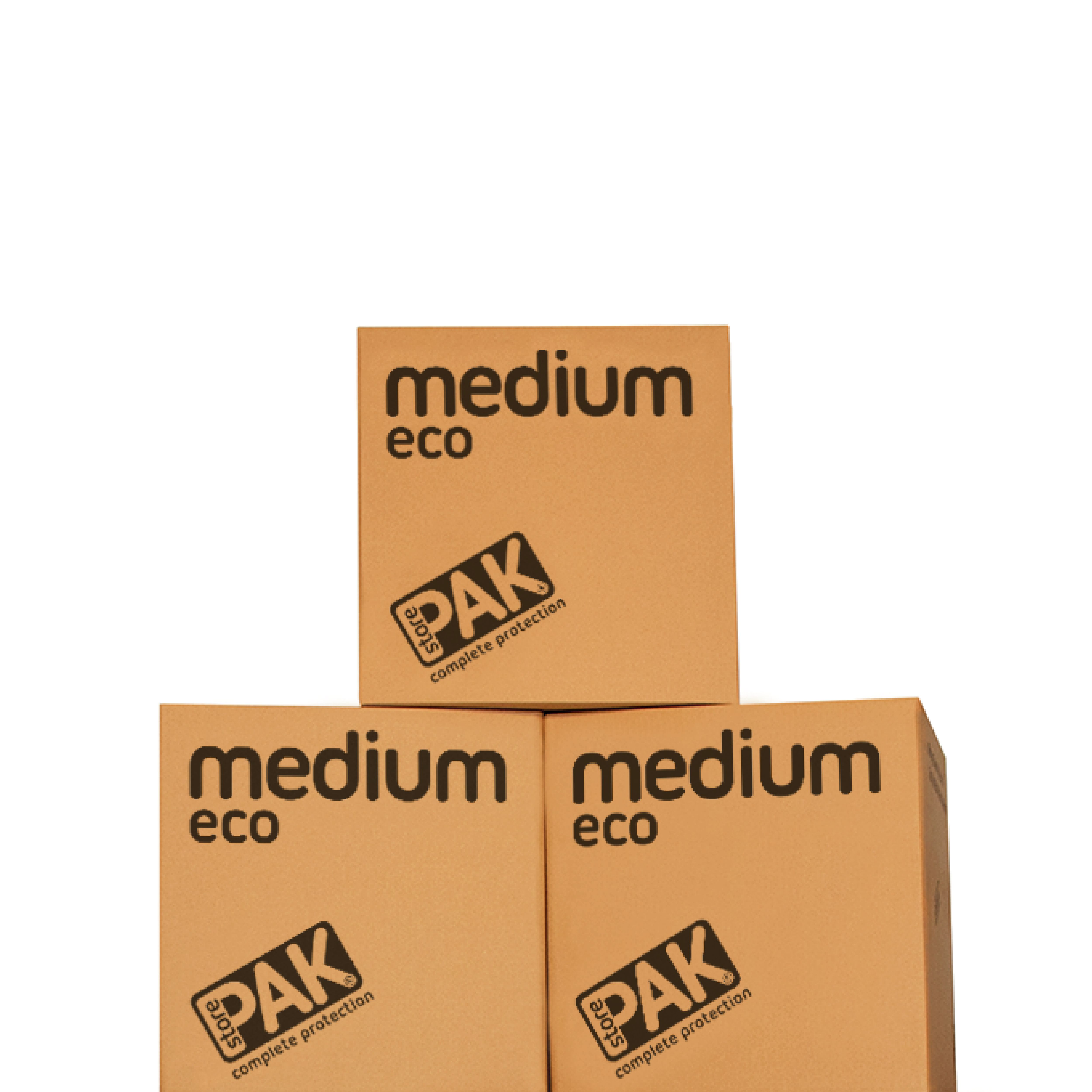 StorePAK Eco Medium Cardboard Moving box, Pack of 3