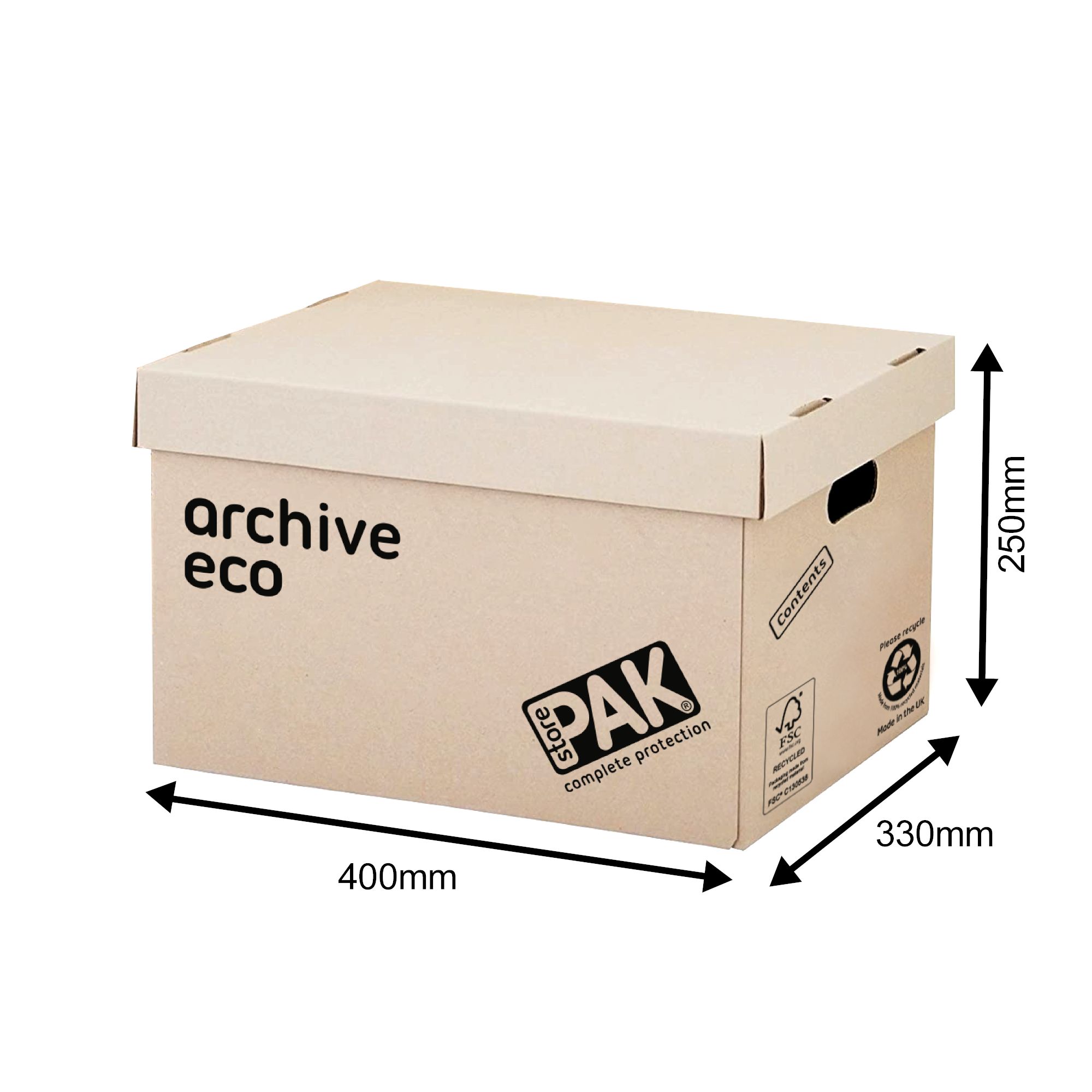 StorePAK Eco Medium Cardboard Moving box, Pack of 3