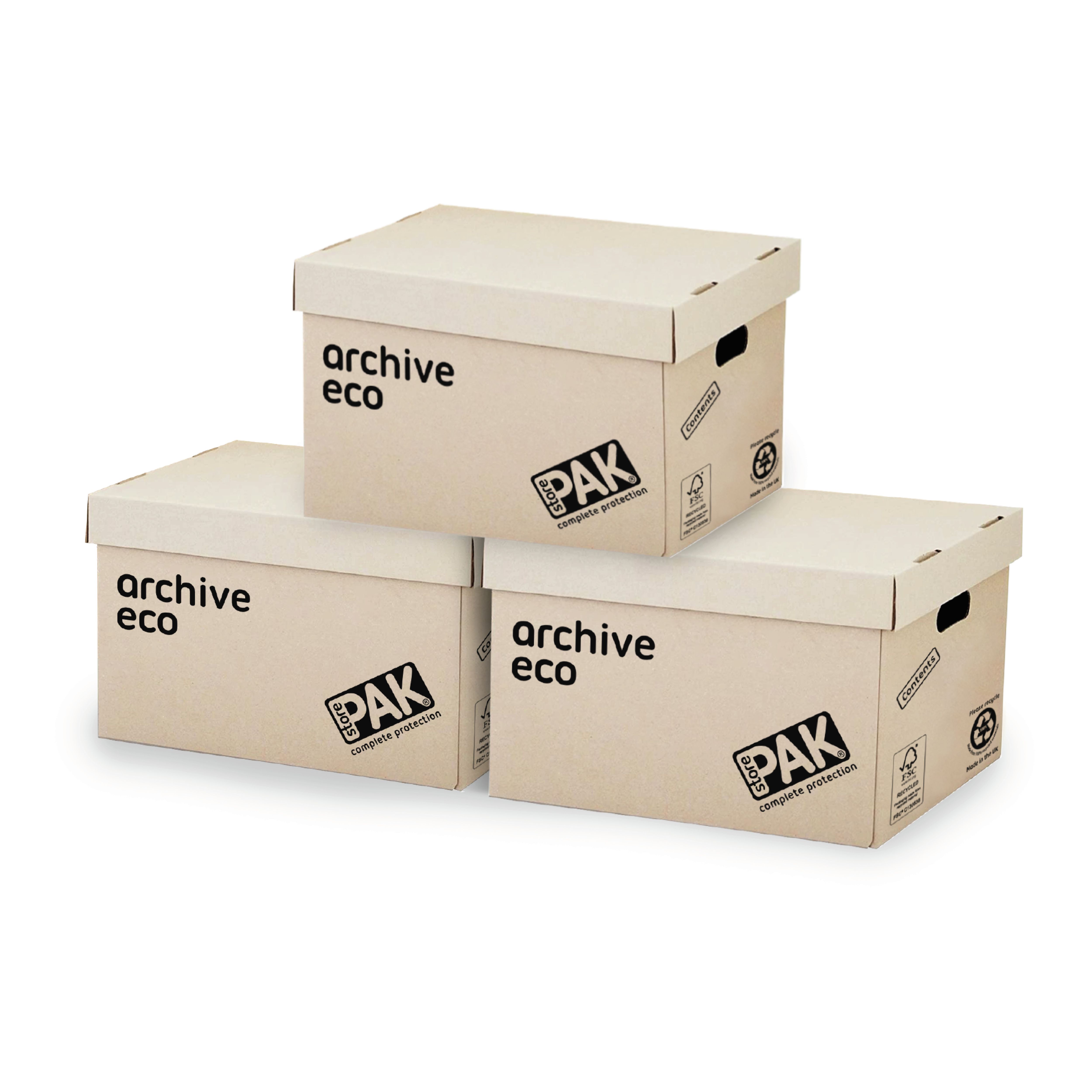 StorePAK Eco Medium Cardboard Moving box, Pack of 3