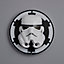 Storm Trooper 3D White Double Wall light