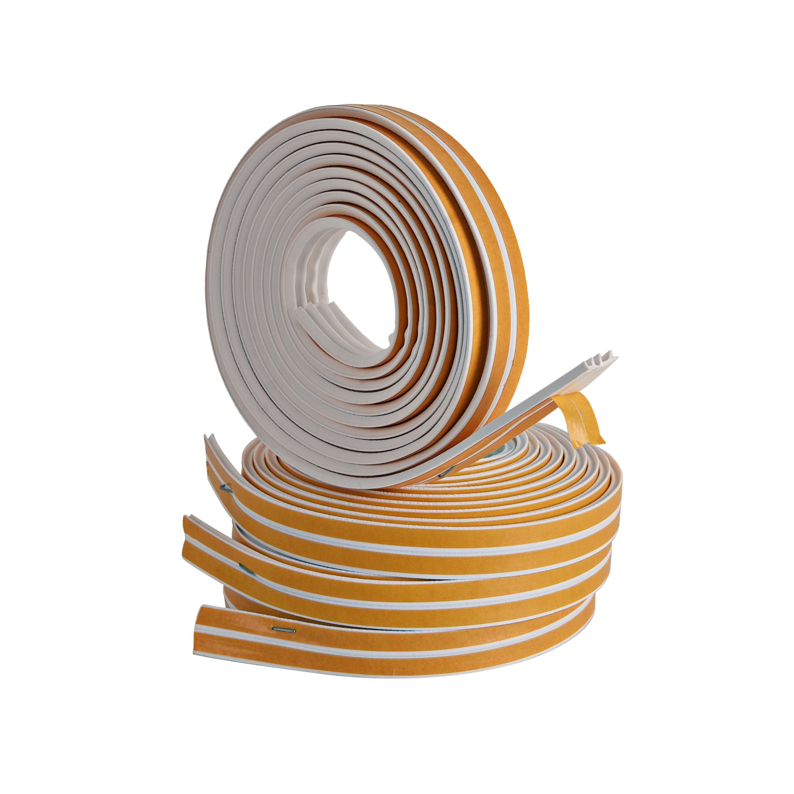Stormguard Rectangular White Draught seal (L)24m