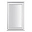 Stormsure Clear Double glazed White Timber Right-handed Side hung Casement window, (H)1045mm (W)625mm