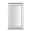 Stormsure Clear Glazed White Timber Left-handed Casement window, (H)745mm (W)625mm