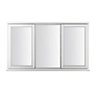 Stormsure Double glazed White Timber LH & RH Side hung Casement window, (H)1195mm (W)1795mm