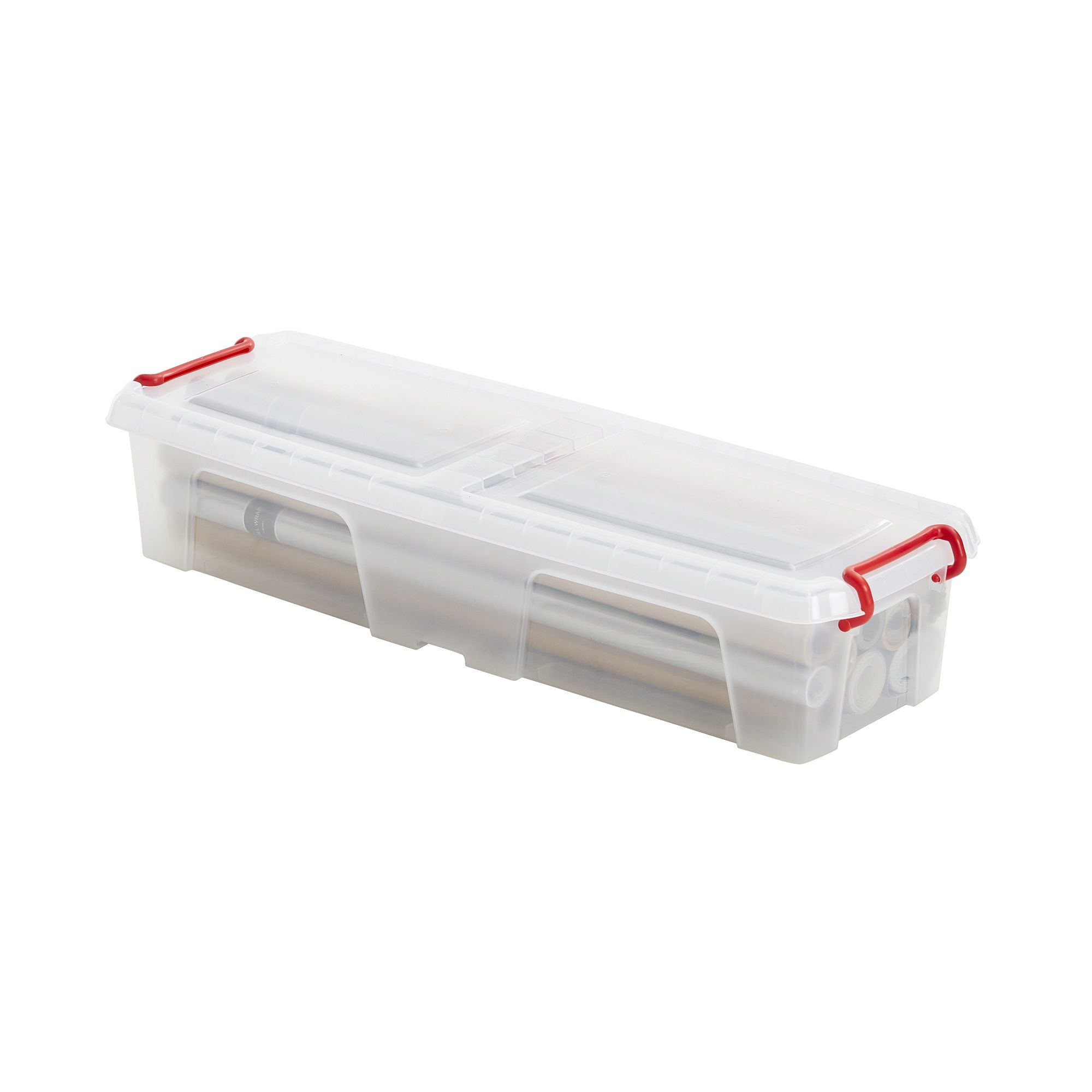 Long narrow shop plastic storage boxes