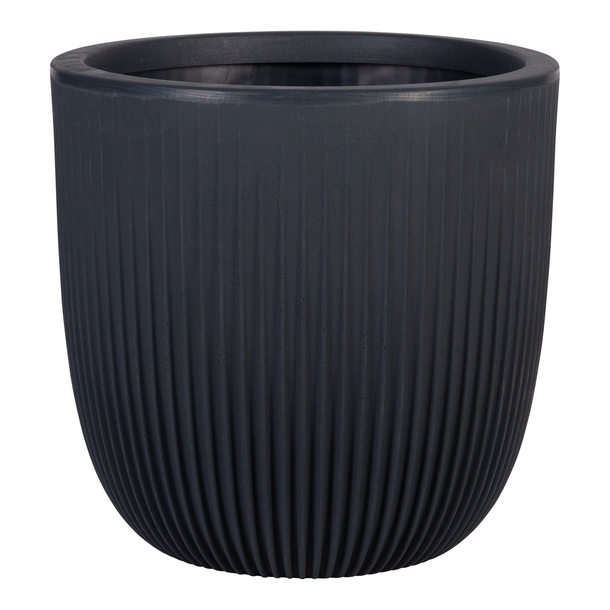 Strata Pacific Matt Cappuccino Brown Plastic Plant pot (Dia) 35cm, (H)34.5cm