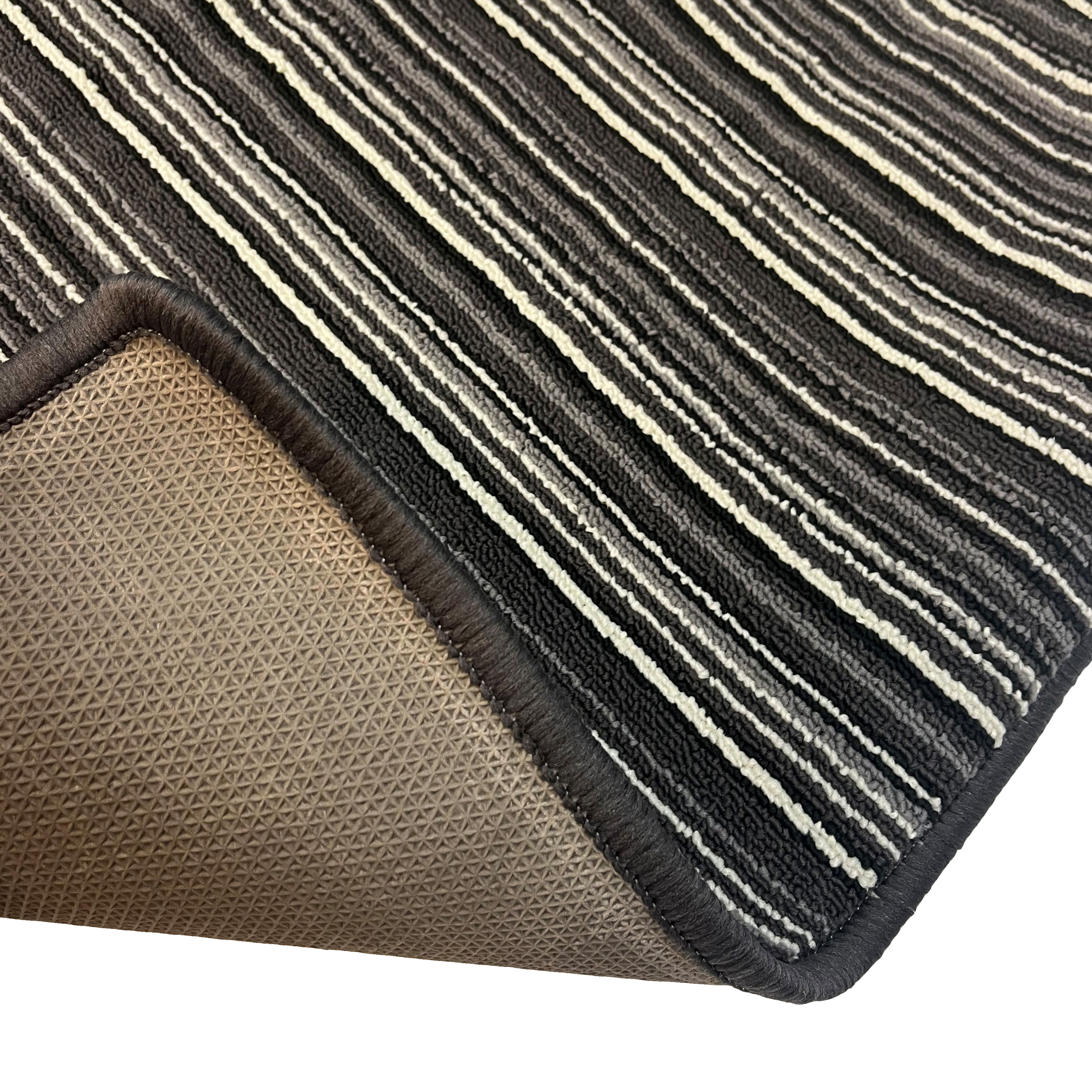 Stripe Grey Runner 150cmx66cm