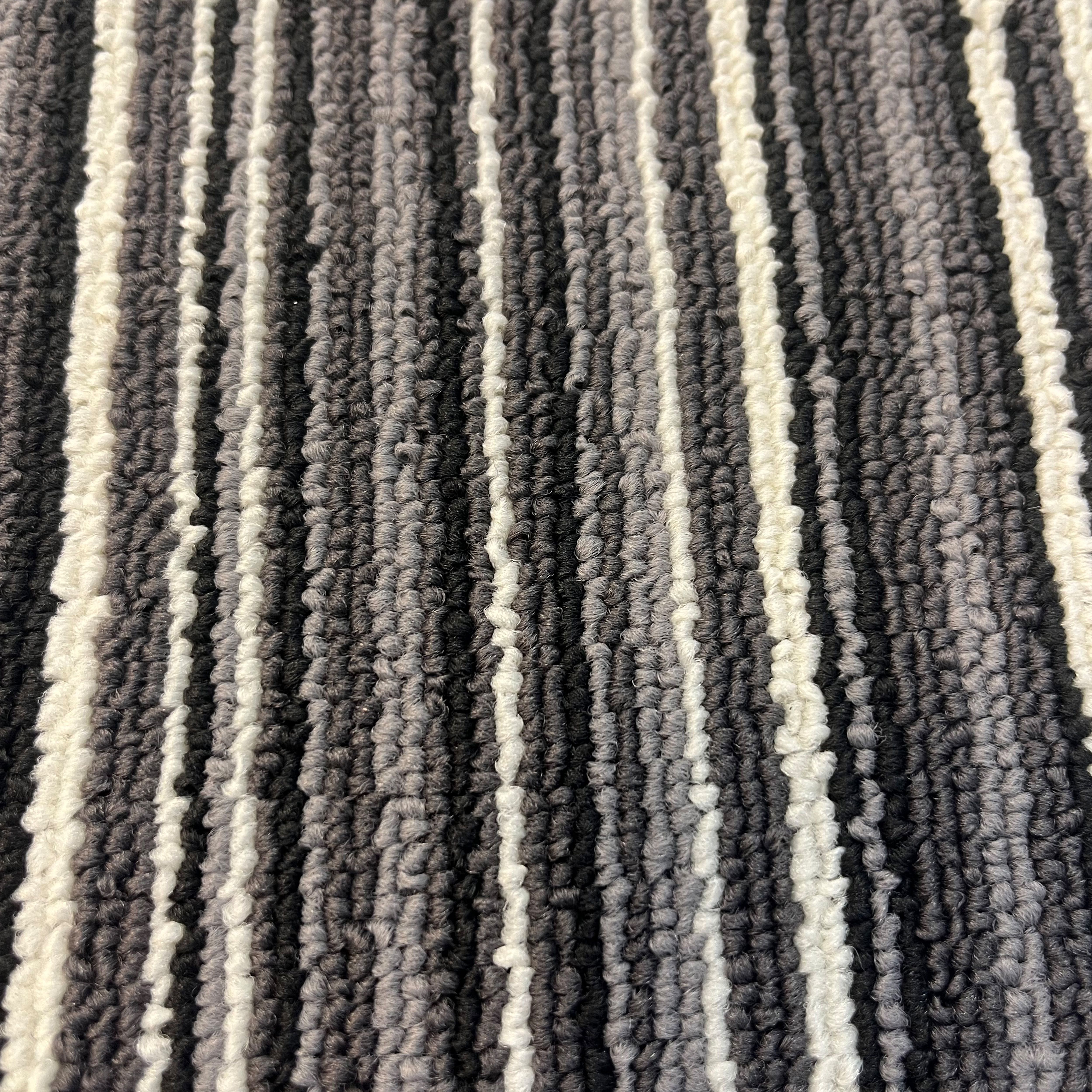 Stripe Grey Runner 150cmx66cm