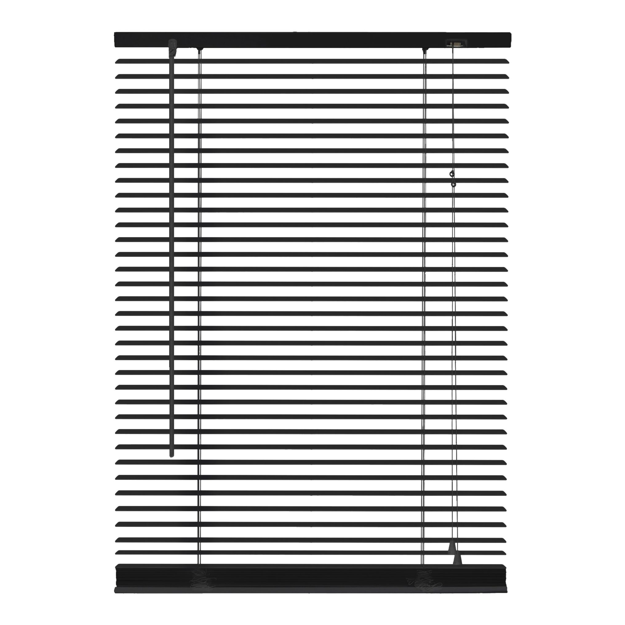 Studio Black Aluminium Venetian Blind (W)60cm (L)180cm