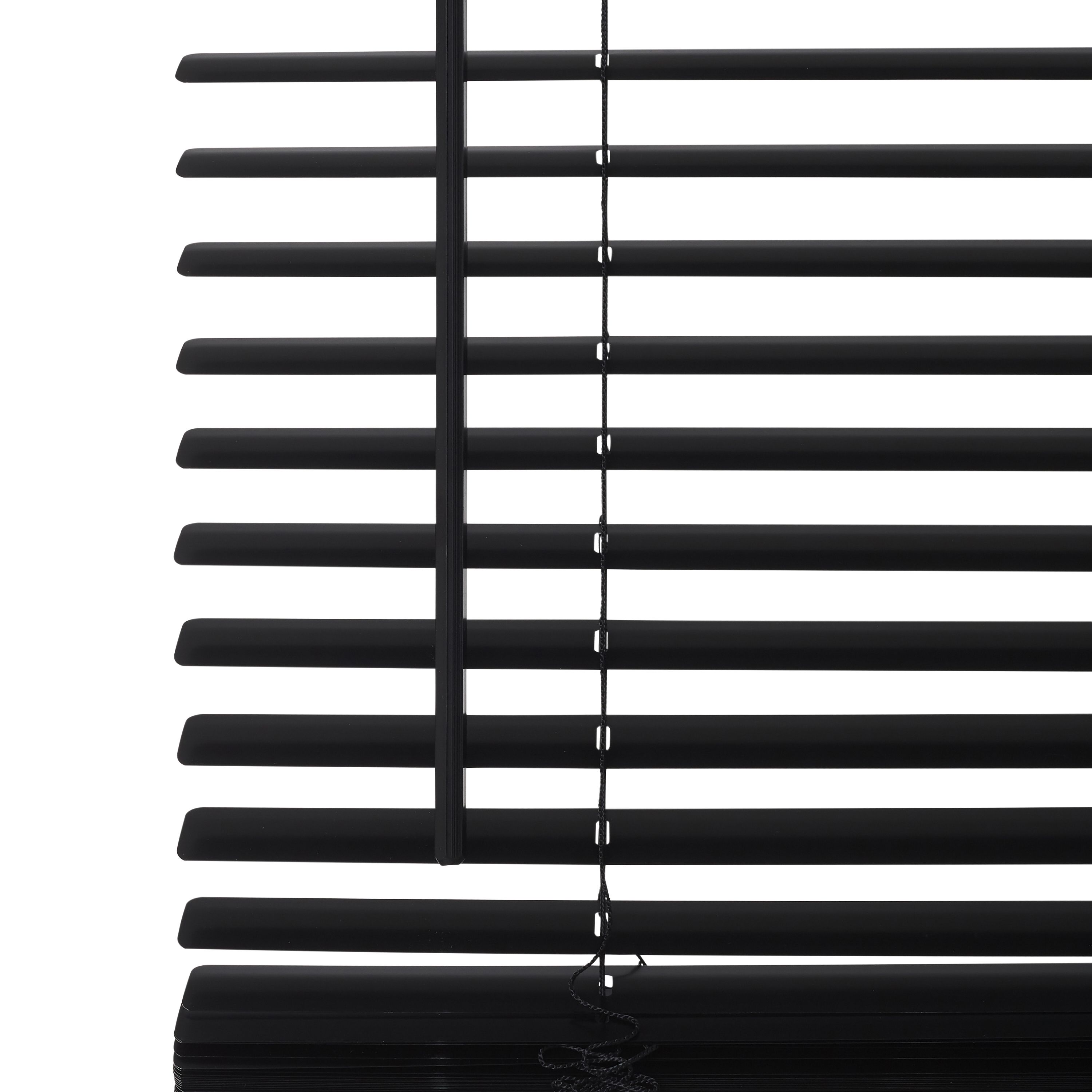 Studio Black Aluminium Venetian Blind (W)75cm (L)180cm