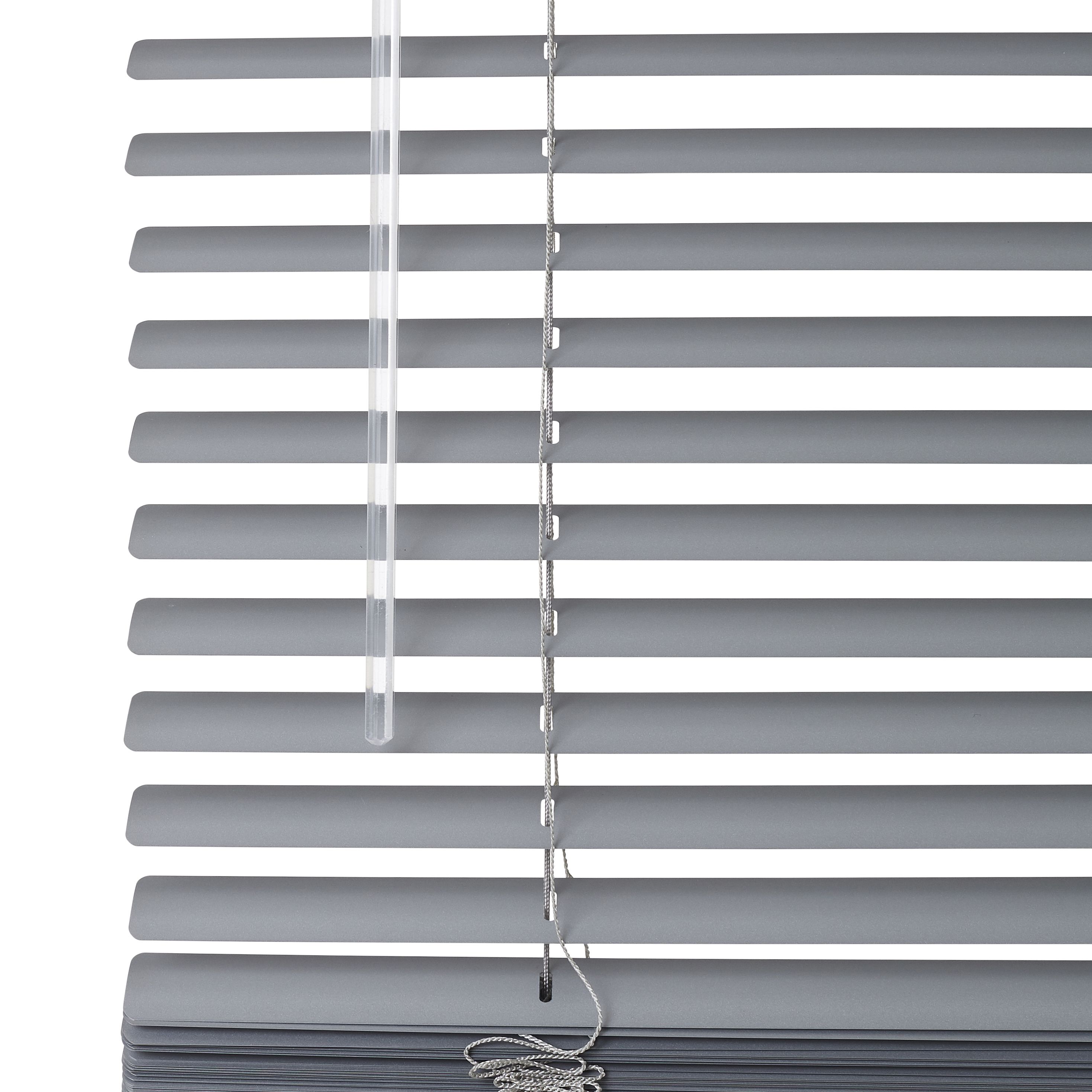 Studio Grey Nickel effect Aluminium Venetian Blind (W)40cm (L)180cm