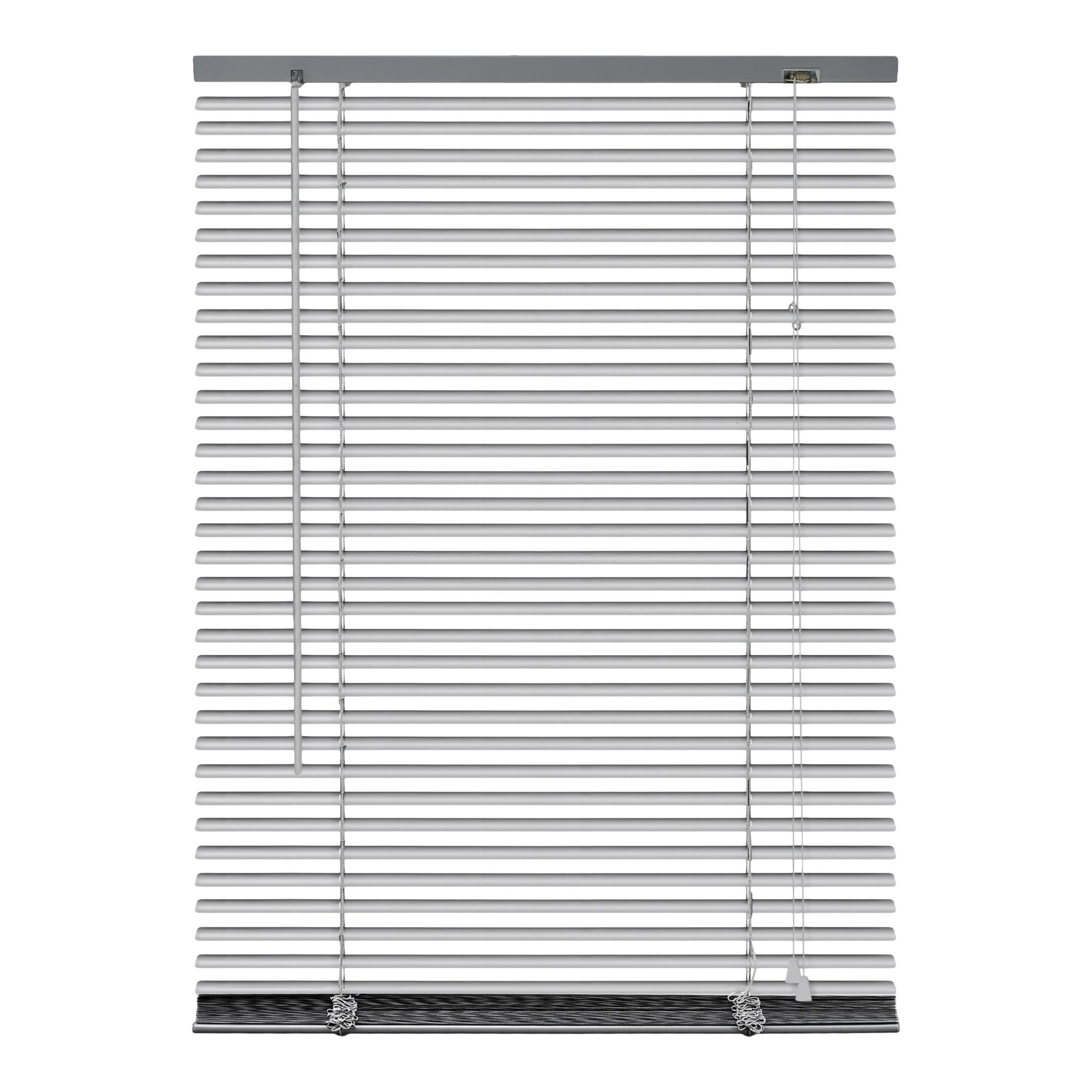 Studio Grey Nickel effect Aluminium Venetian Blind (W)60cm (L)180cm