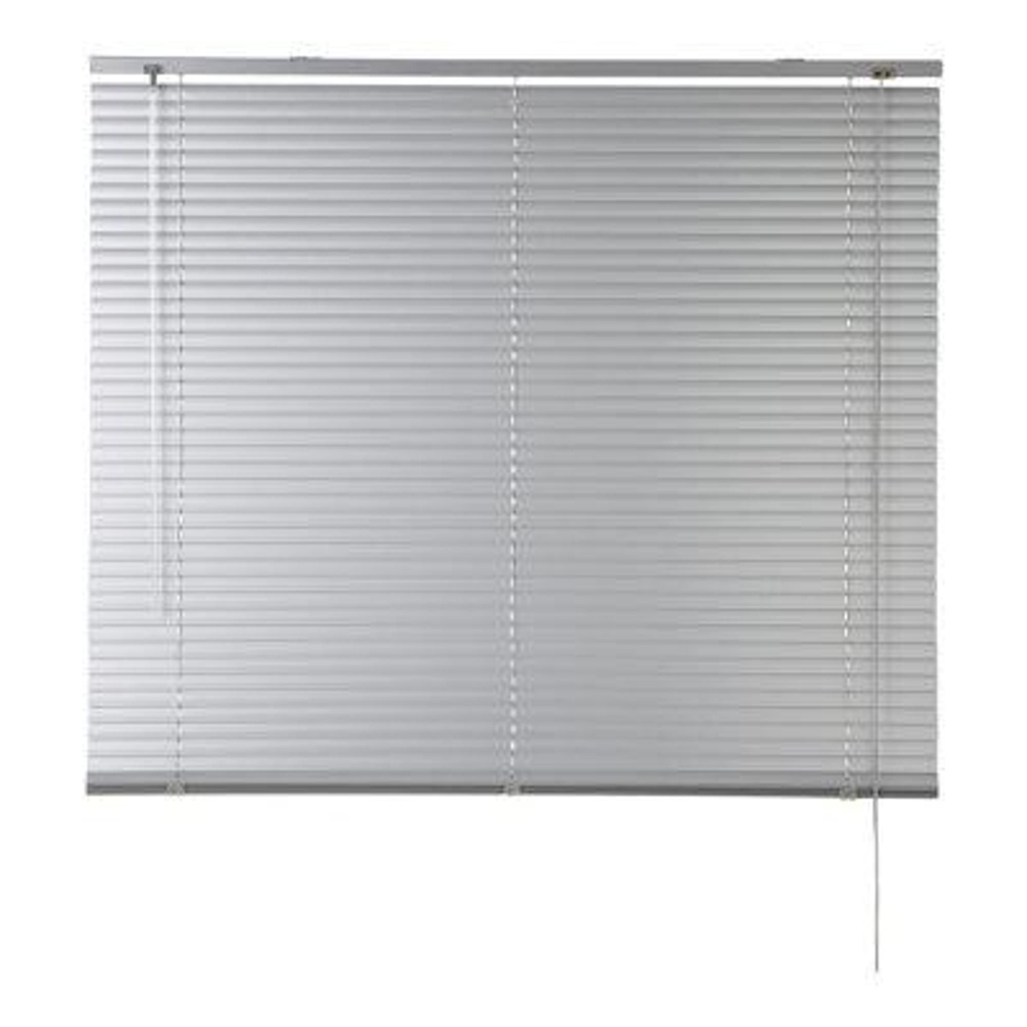 Studio Grey Nickel effect Aluminium Venetian Blind (W)75cm (L)180cm