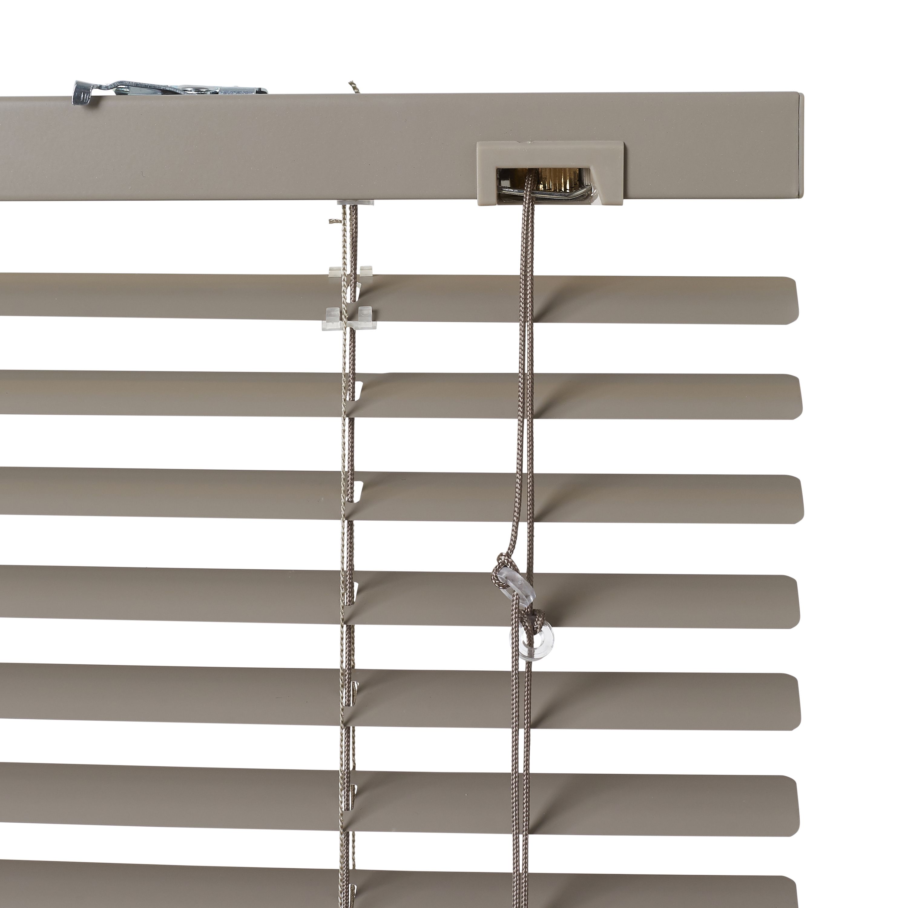 Studio Linen Aluminium Venetian Blind (W)180cm (L)180cm