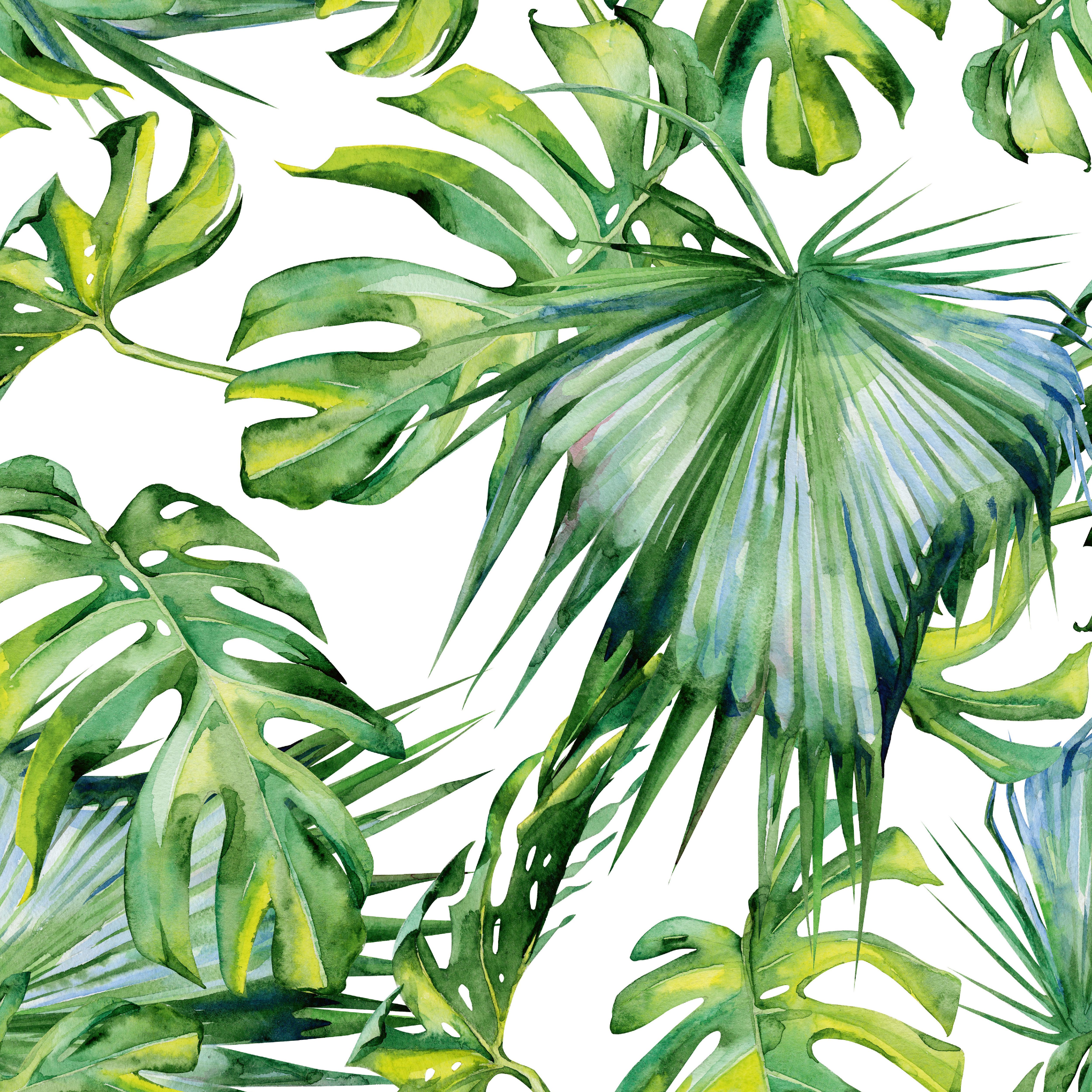 Stylepanel Acrylic Bathroom Decorative panel (H)2400mm (W)896mm - Gloss Green Botanic