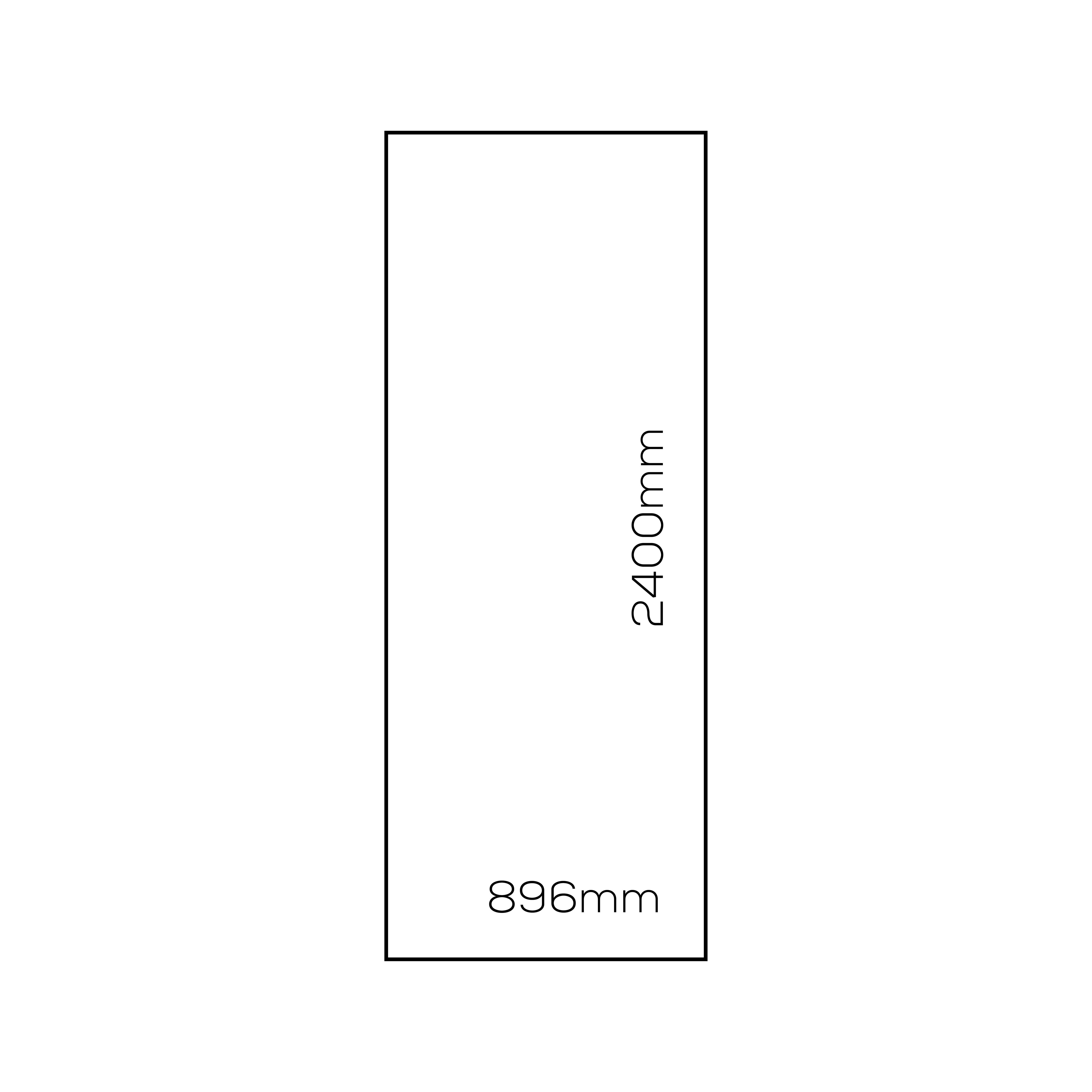 Stylepanel Acrylic Bathroom Decorative panel (H)2400mm (W)896mm - Gloss Green Bromeliad