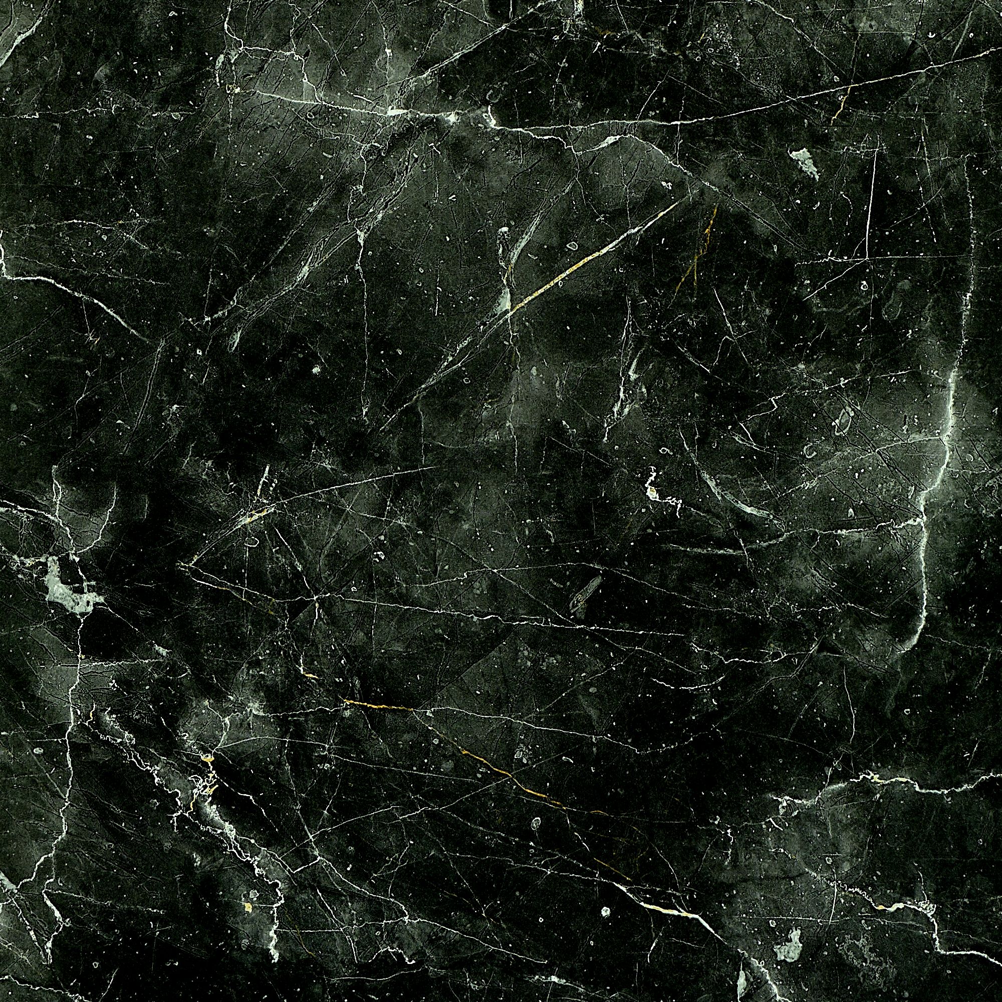 Stylepanel Laminated Bathroom Decorative panel (H)2440mm (W)1179mm - Matt Black & white Soapstone Marble effect