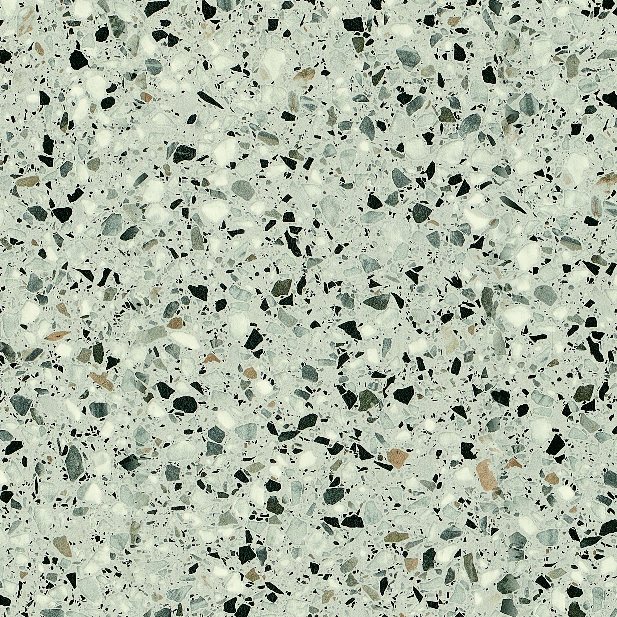 Stylepanel Laminated Bathroom Decorative panel (H)2440mm (W)1179mm - Matt Grey Terrazzo grigio