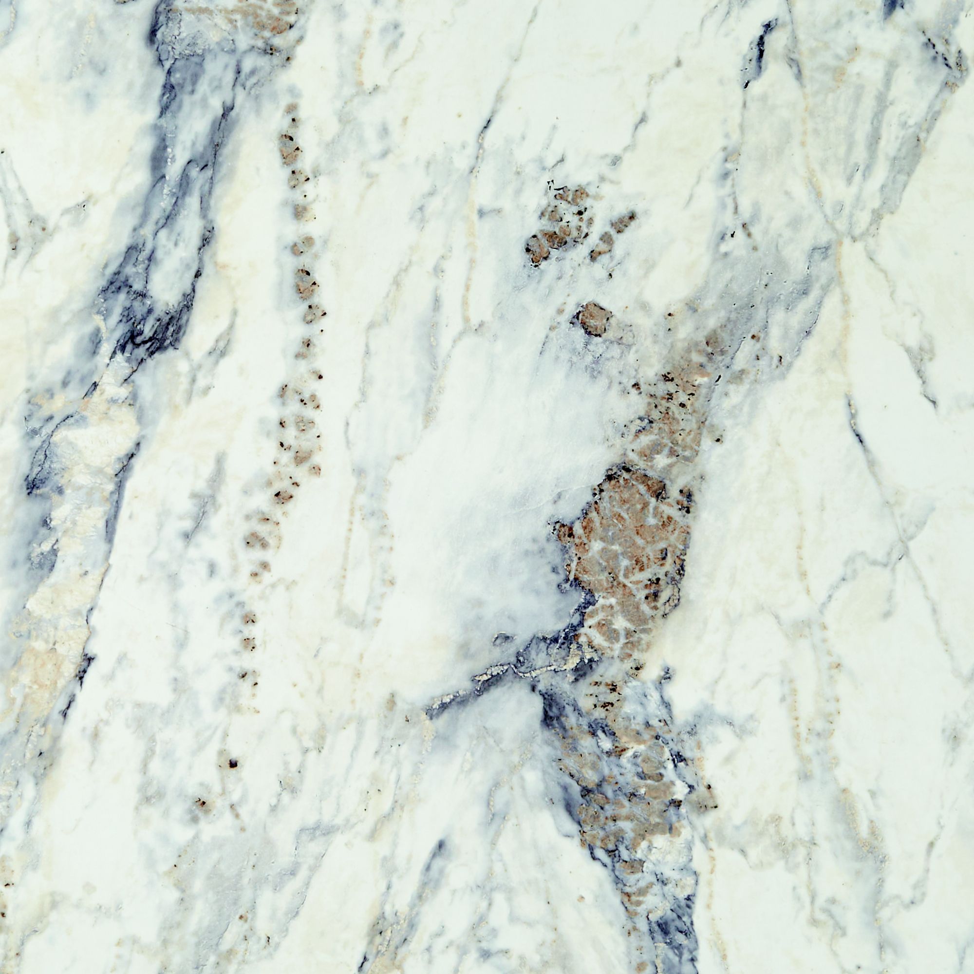 Stylepanel Laminated Bathroom Decorative panel (H)2440mm (W)1179mm - Matt White Milano Marble effect