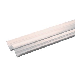 Stylepanel Silver effect Straight Panel internal corner joint, (W)11mm (T)30mm