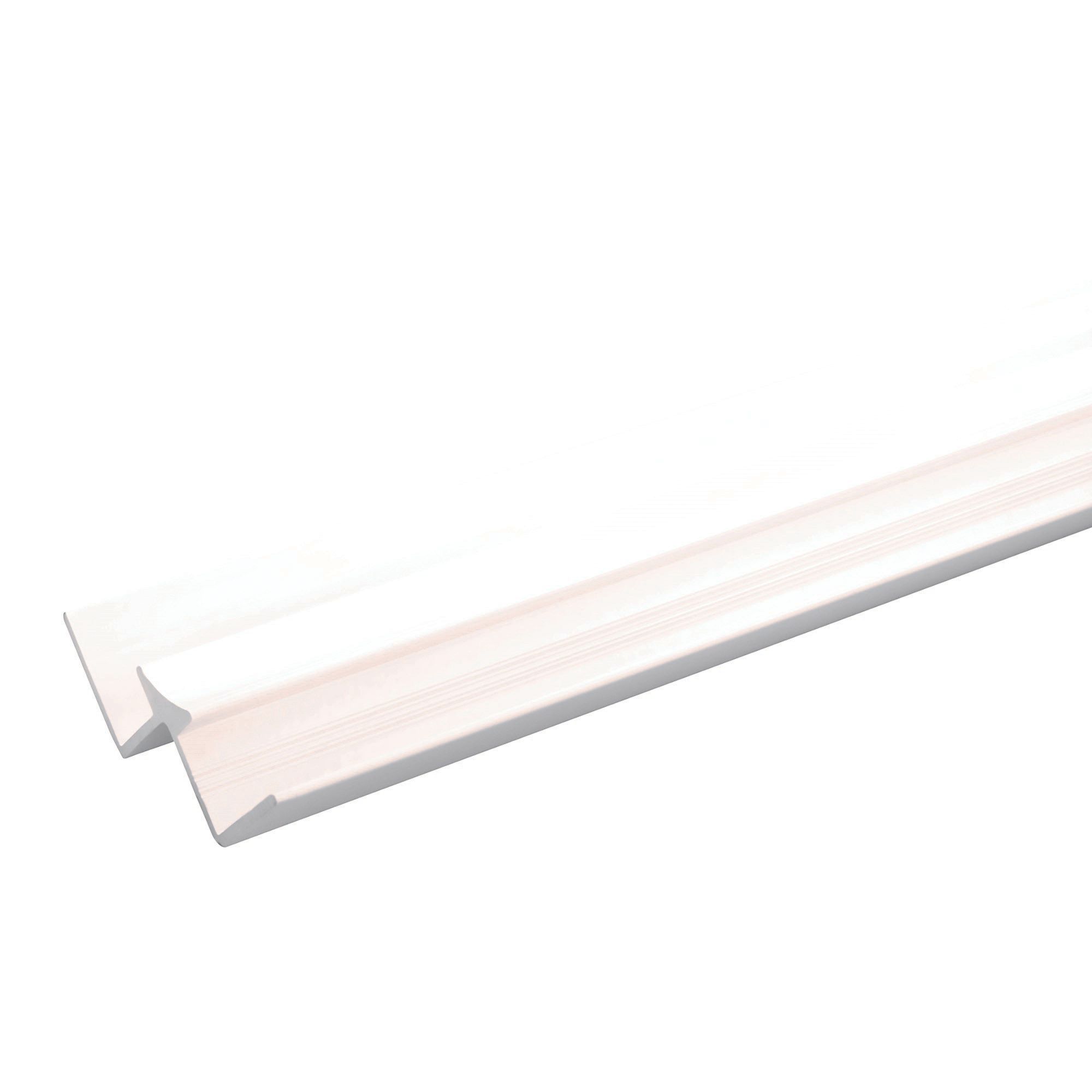 Stylepanel White Straight Panel internal corner joint, (W)11mm (T)30mm