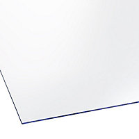 Styrene Clear Polystyrene Flat Glazing sheet, (L)1.8m (W)1.2m (T)2mm
