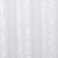 Succusa White Spotted Net Eyelet Voile curtain (W)140cm (L)260cm, Single
