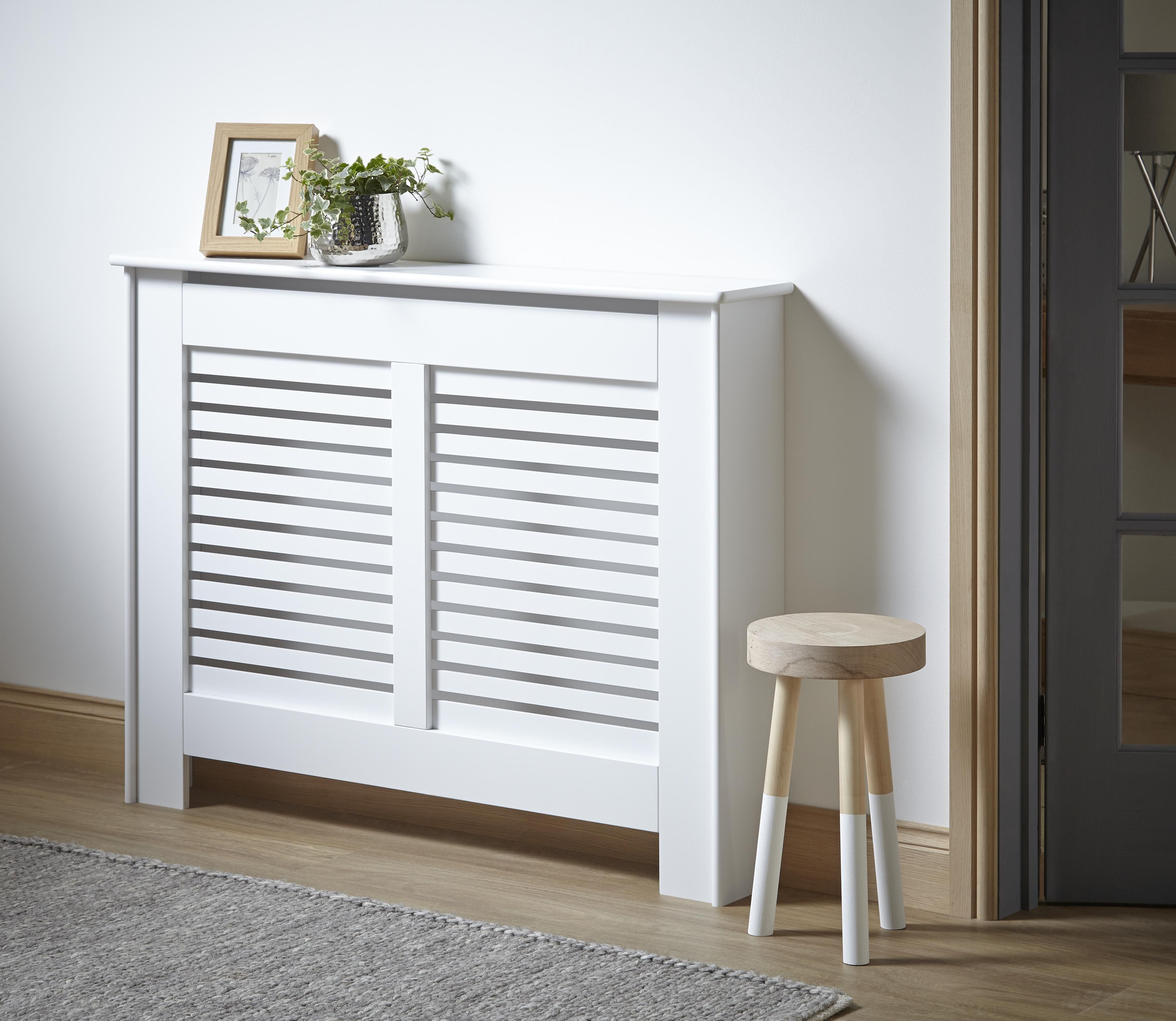 Suffolk Medium White Radiator cover