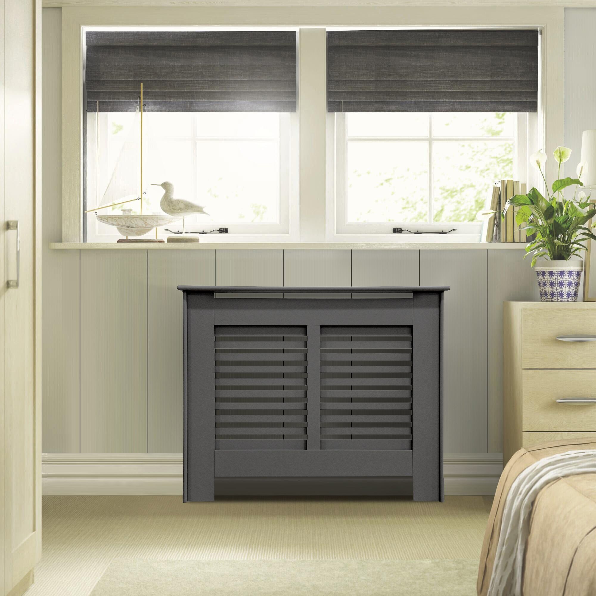 Suffolk Small Grey Radiator cover