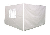 Suhali White Plastic Side curtain (W)2950mm (D) 1940mm