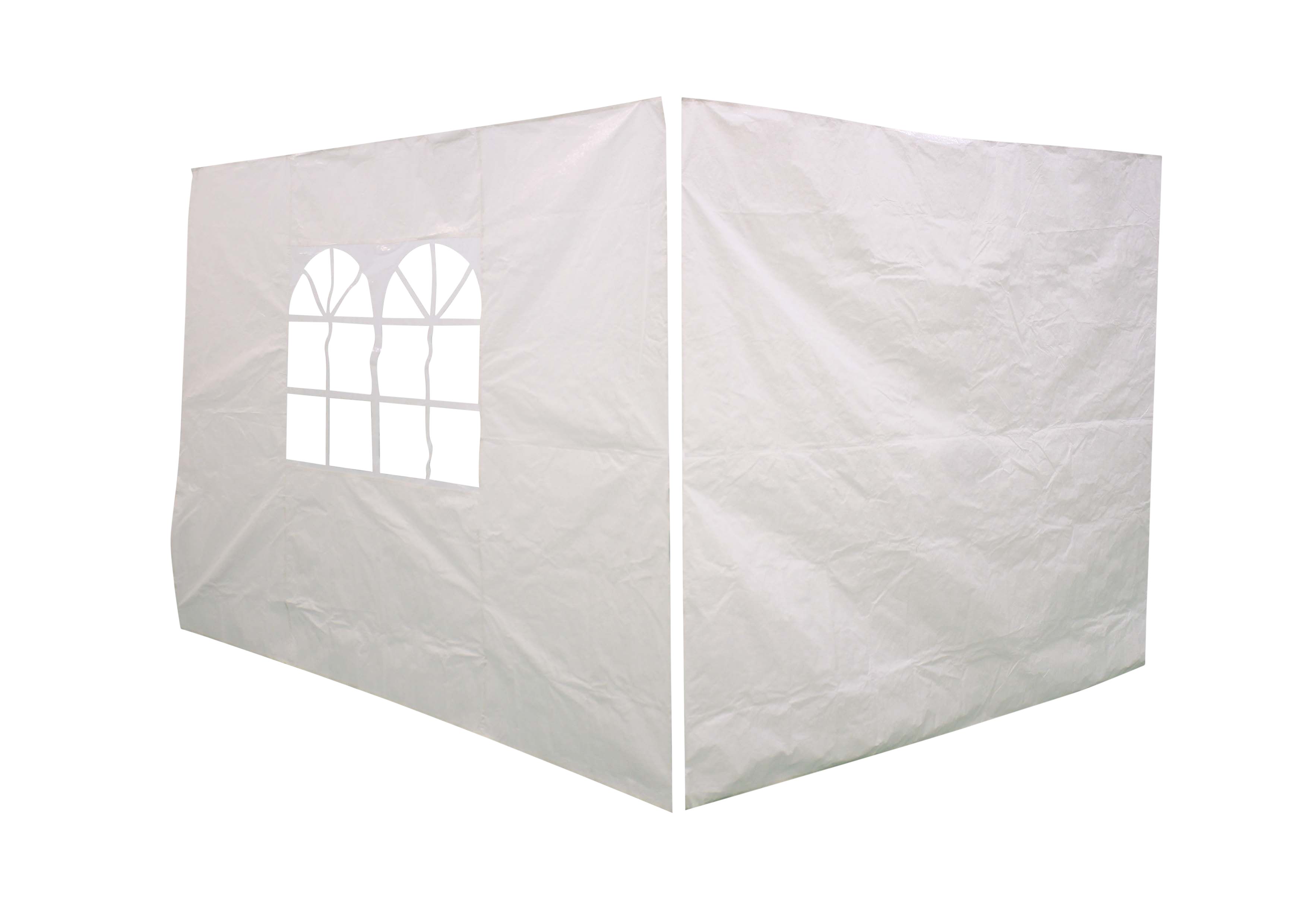 Suhali White Plastic Side curtain (W)2950mm (D) 1950mm