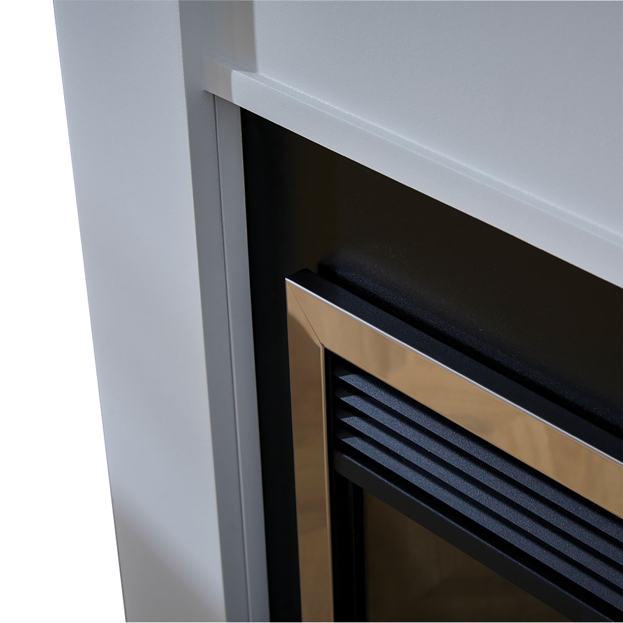 Suncrest Antigua White Electric fire suite
