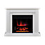 Suncrest Horley White Electric fire suite