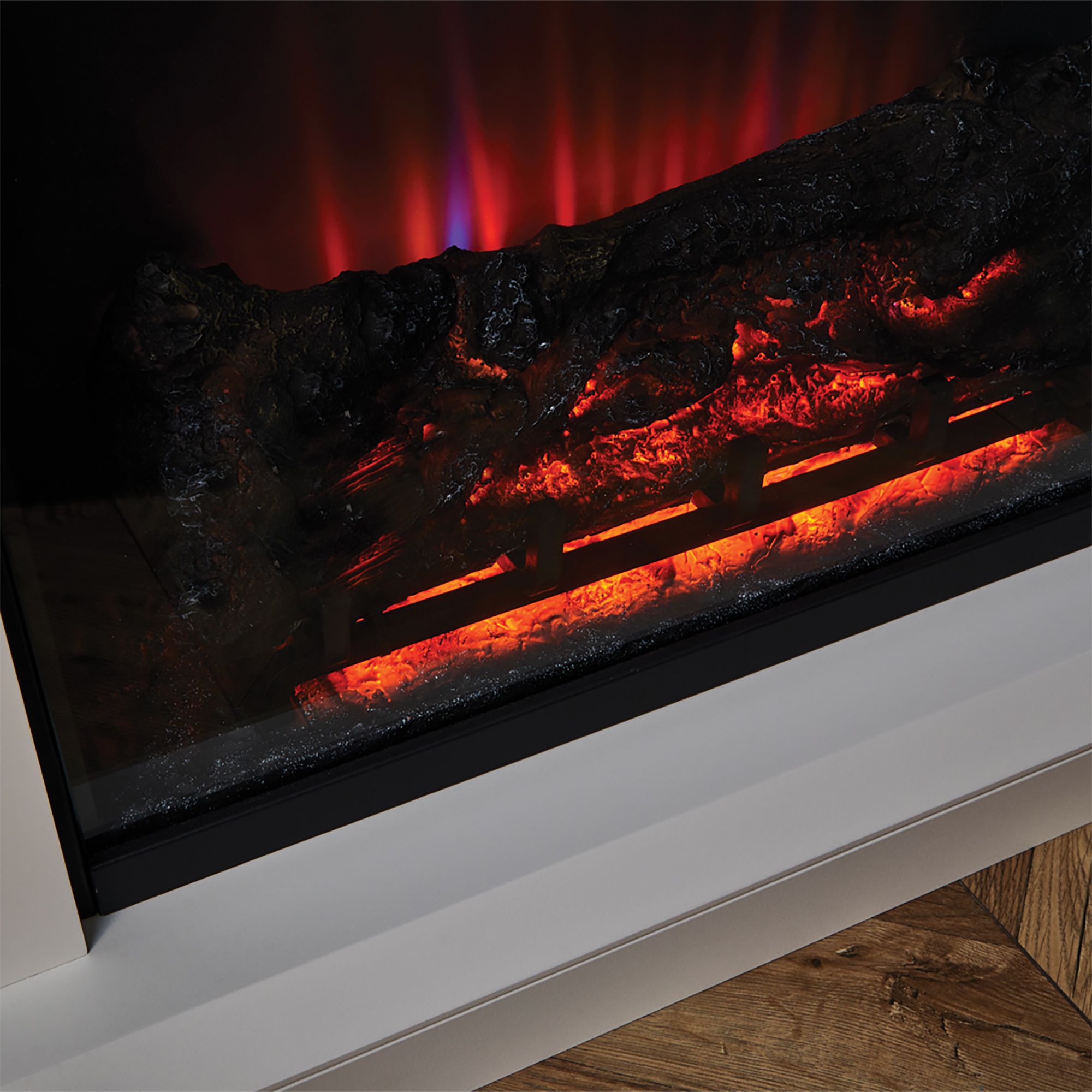 Suncrest Horley White Electric fire suite