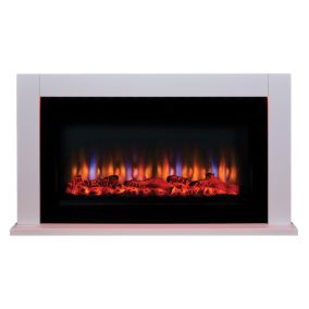 Suncrest Lumley-Ambience White Electric fire suite