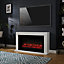 Suncrest Lumley White Electric fire suite