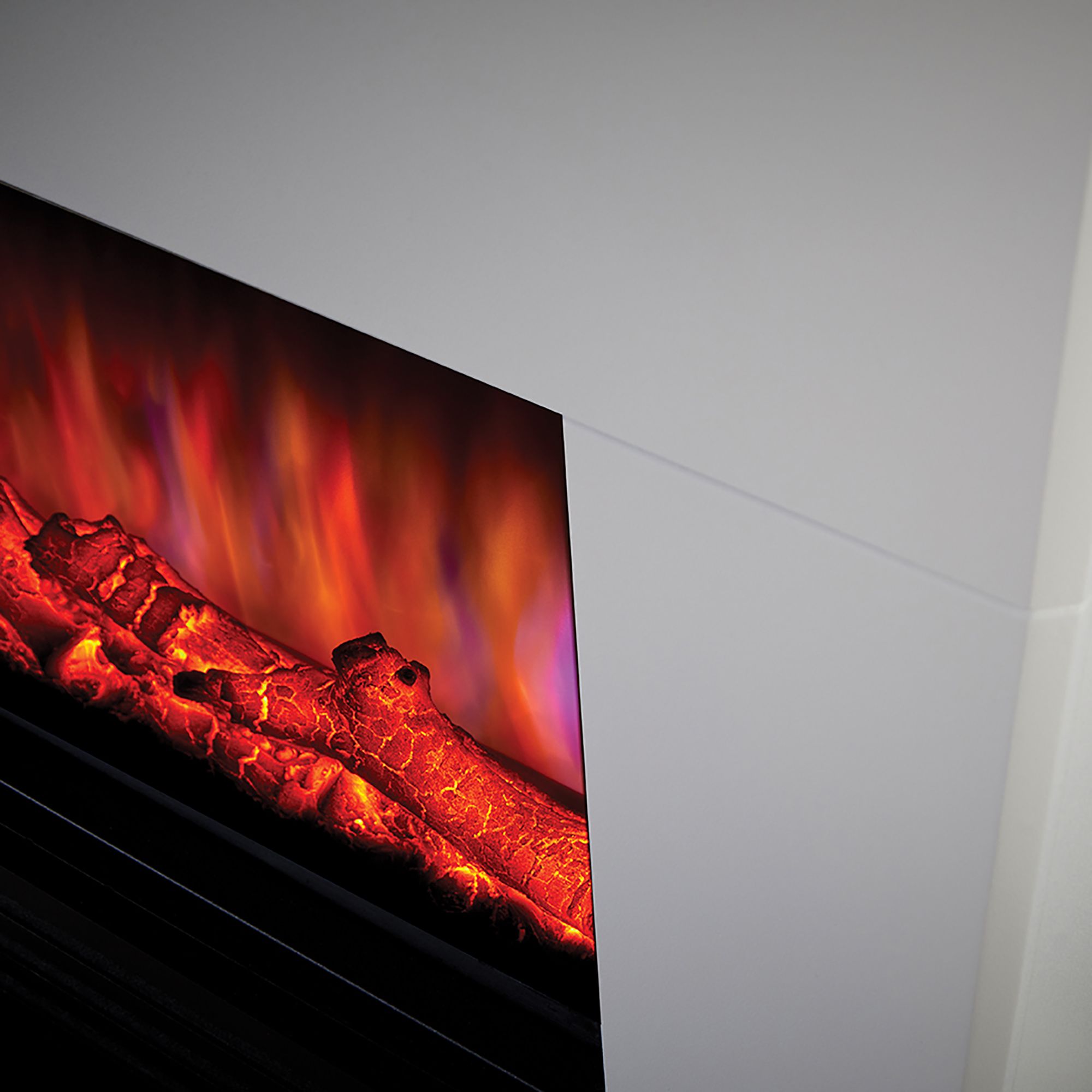 Suncrest Raby White Electric fire suite