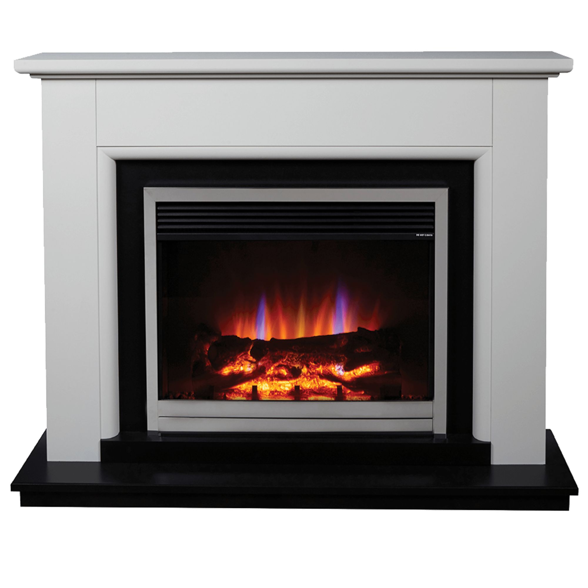 Suncrest Talen White Electric fire suite