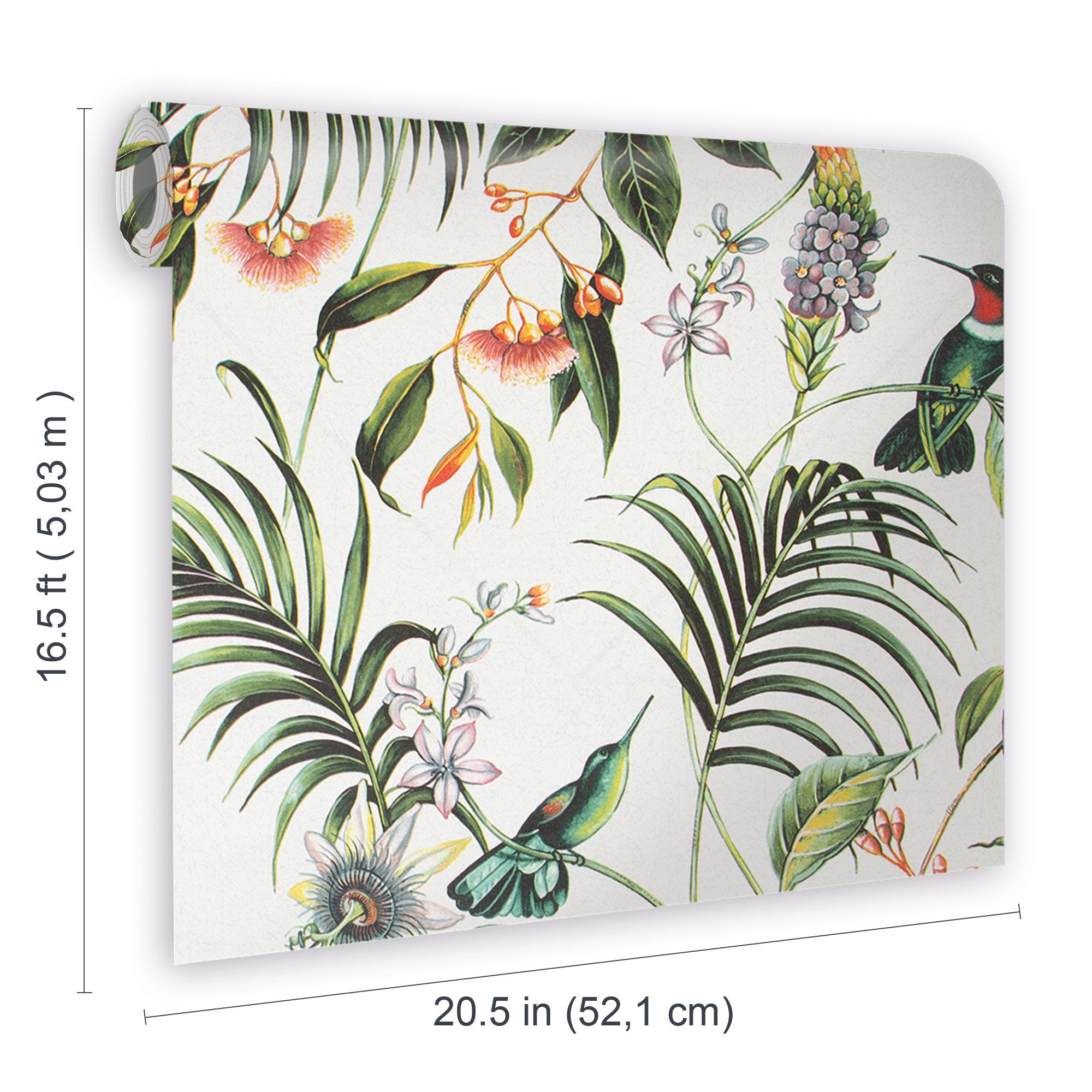 Superfresco Easy Adilah White Leaves Smooth Wallpaper