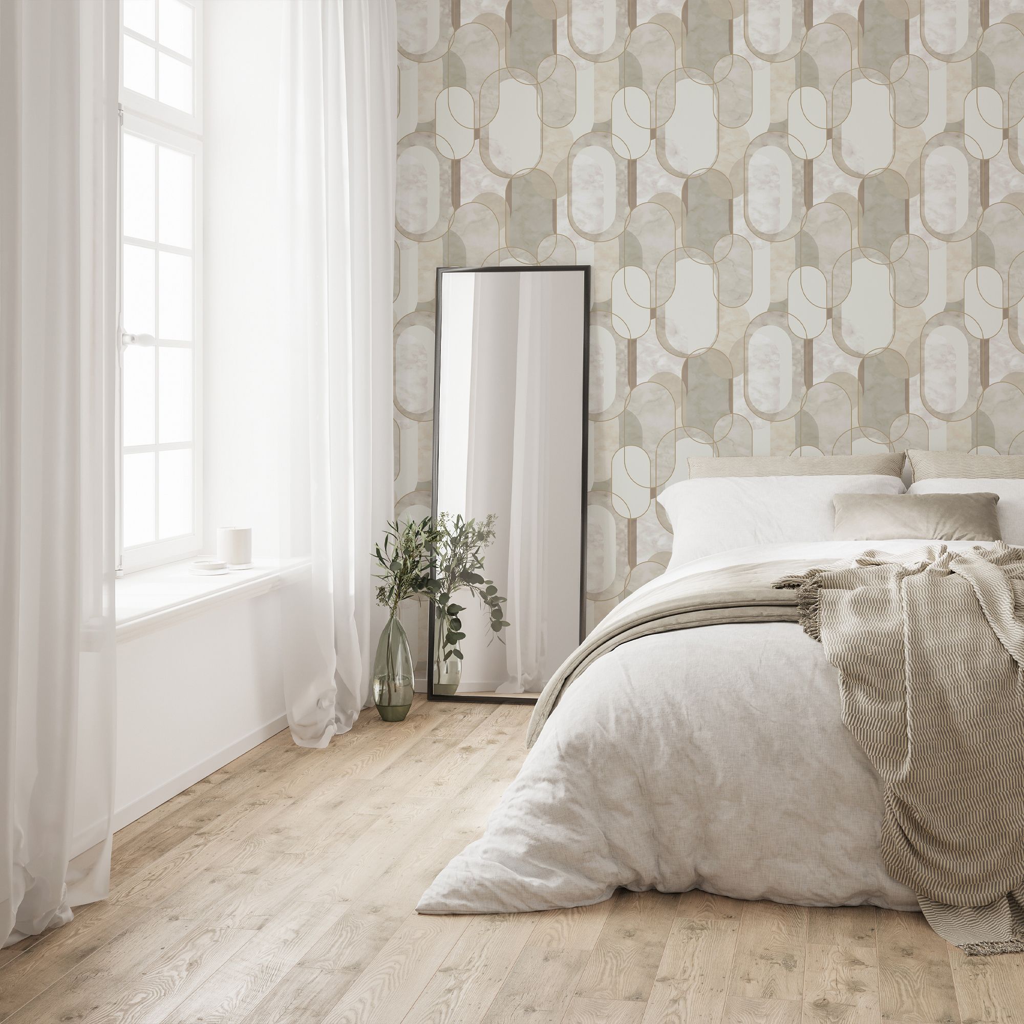 Superfresco Easy Amaranthine Beige Smooth Wallpaper