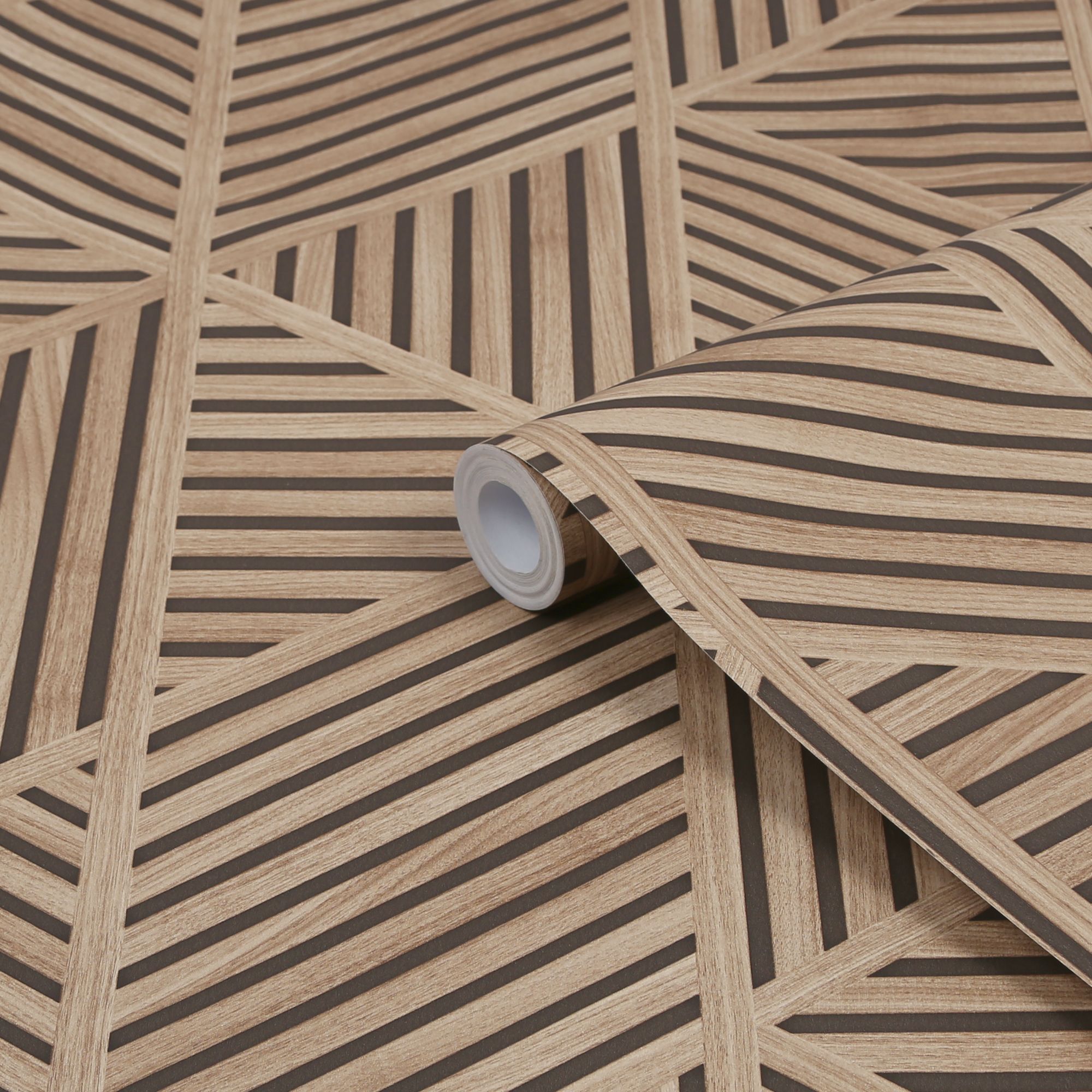 Superfresco Easy Category end wallpaper selection Brown Scandi slat