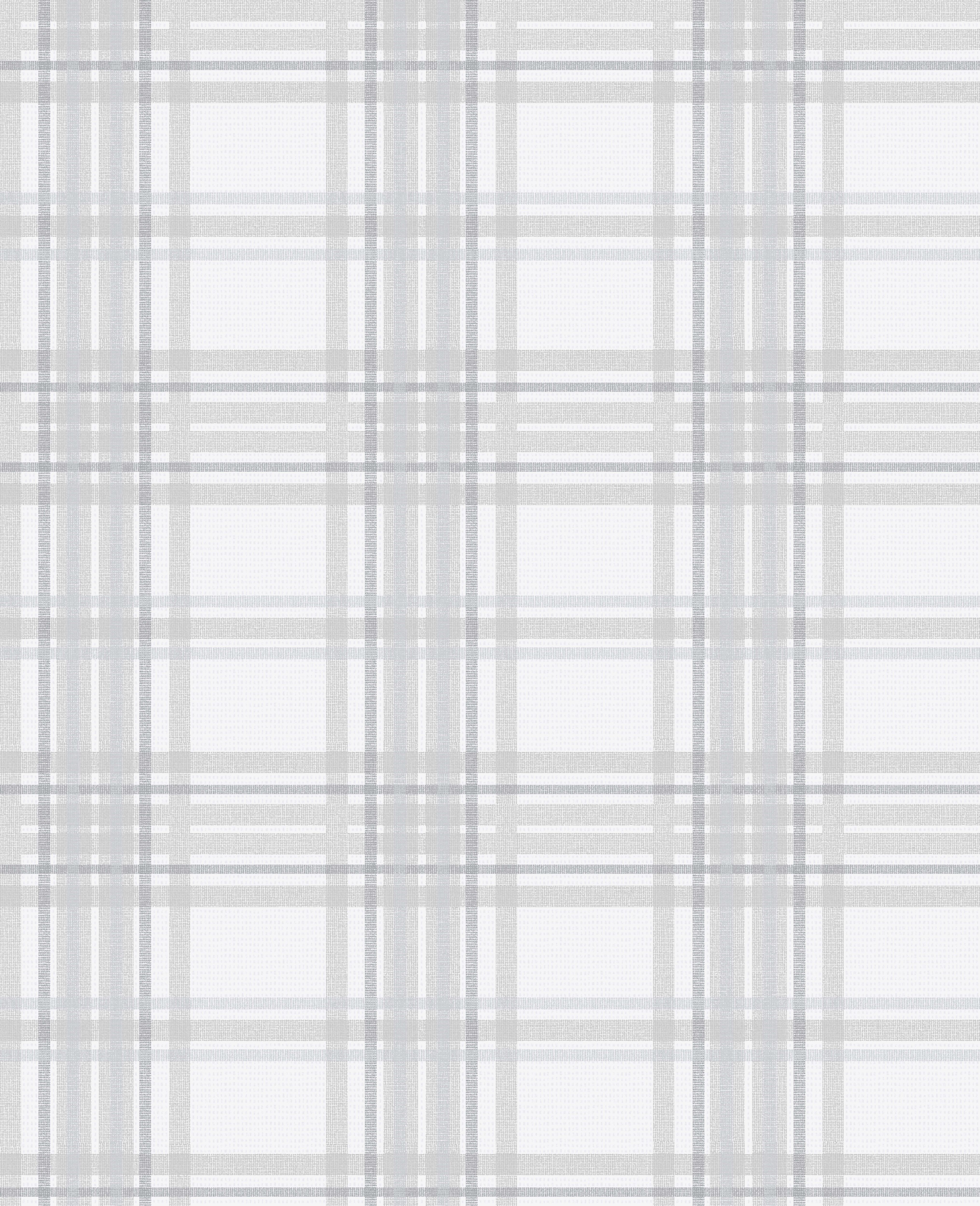 Superfresco Easy Country tartan Grey Metallic effect Embossed Wallpaper Sample