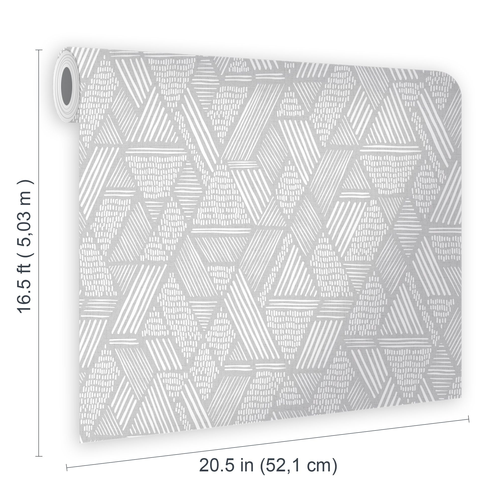 Superfresco Easy Grey Fabric effect Geometric Textured Wallpaper Sample